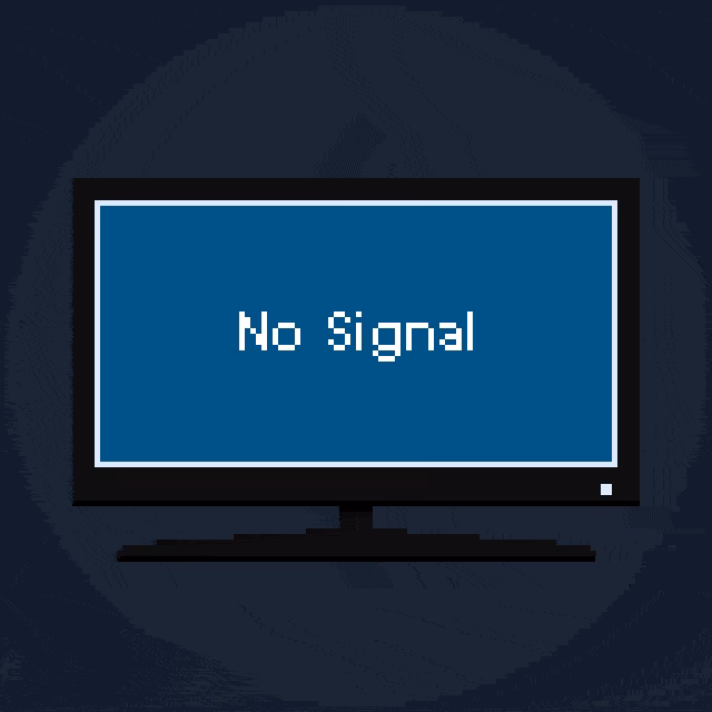 Why does my computer turn on but no signal?
