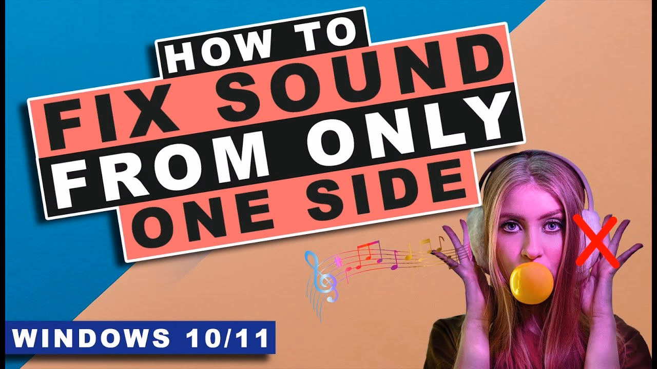 What should I do if my left speaker doesn't have sound?