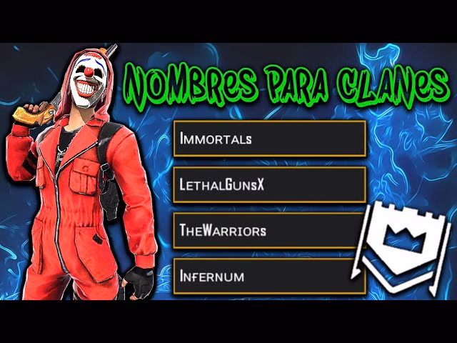 ¿Qué ofrece el generador de nombres para clanes?