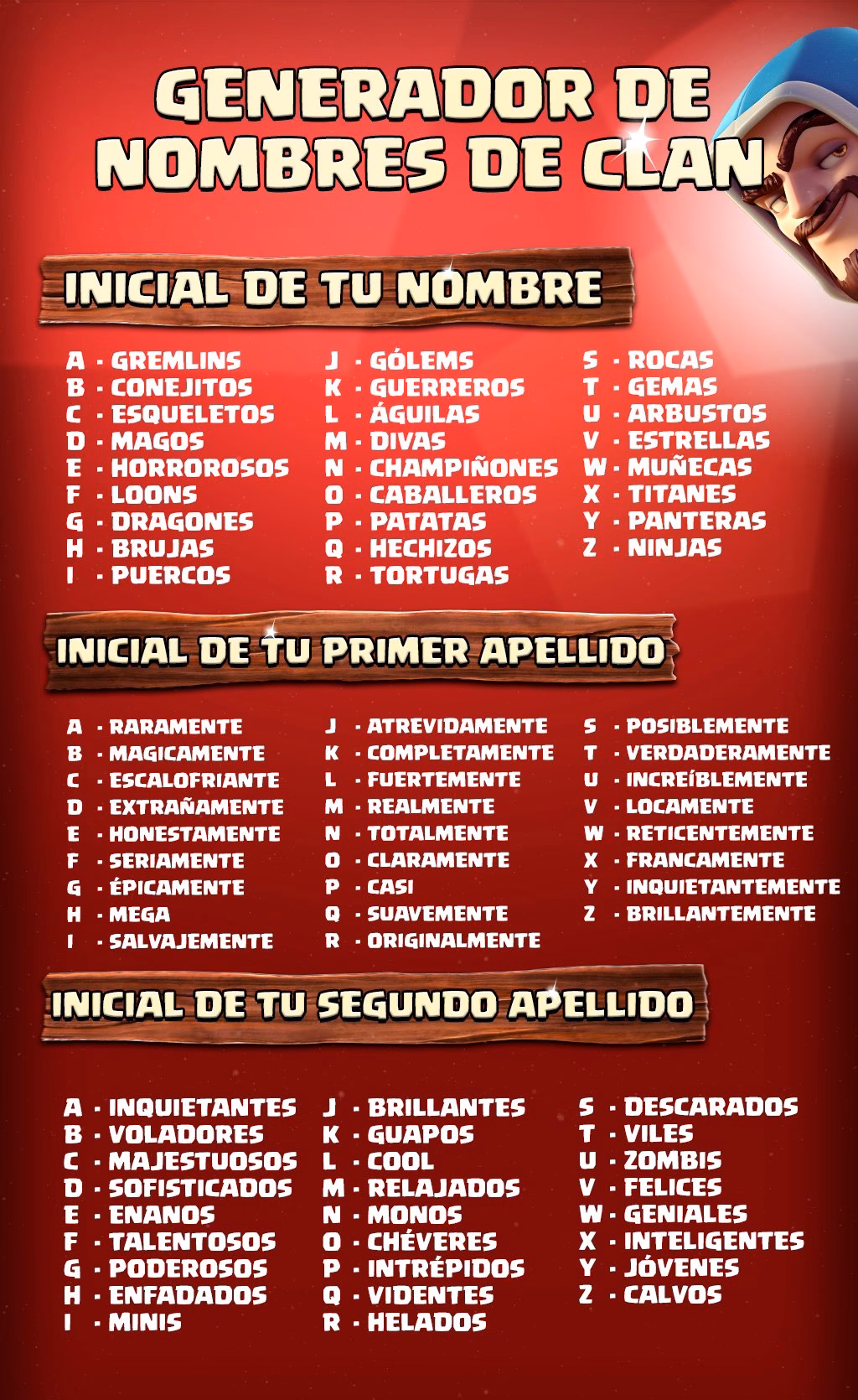 ¿Cuáles son los mejores nombres de clanes?