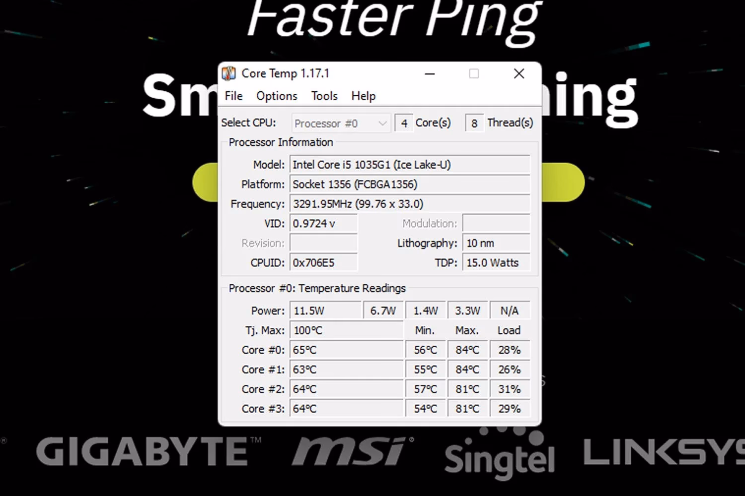 ¿Cuántos grados soporta un procesador Intel?