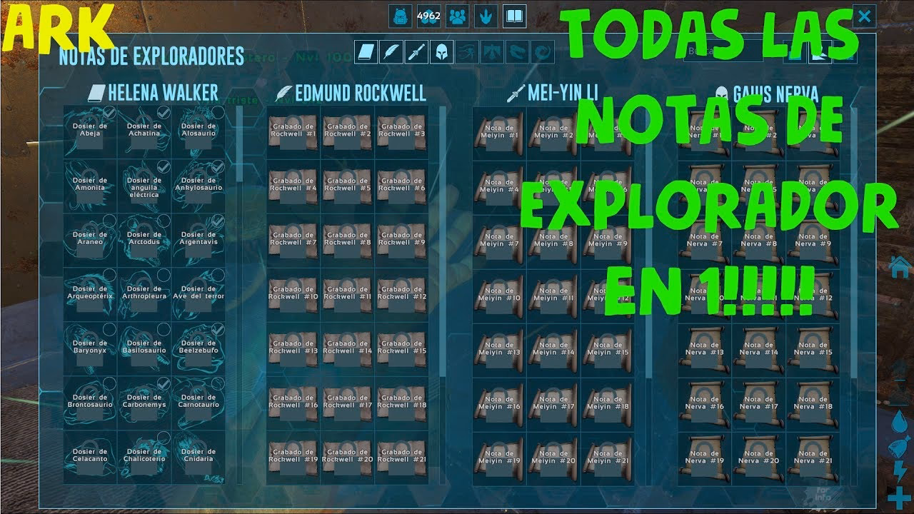 ¿Cómo crear un explorador en Ark?