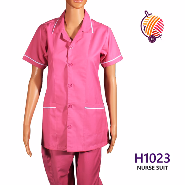 What color is a nurse's uniform in this hospital?