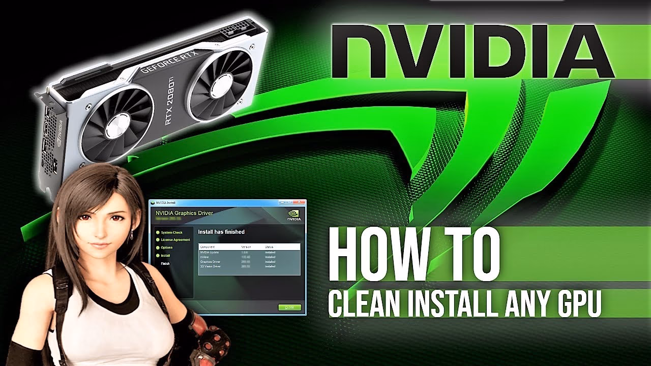 How to clean install Nvidia driver?