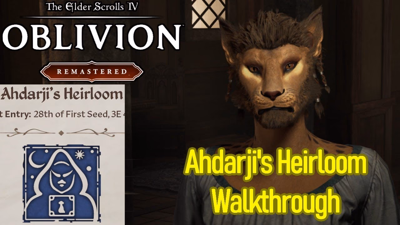 How do you get ahdarji's heirloom in Oblivion?