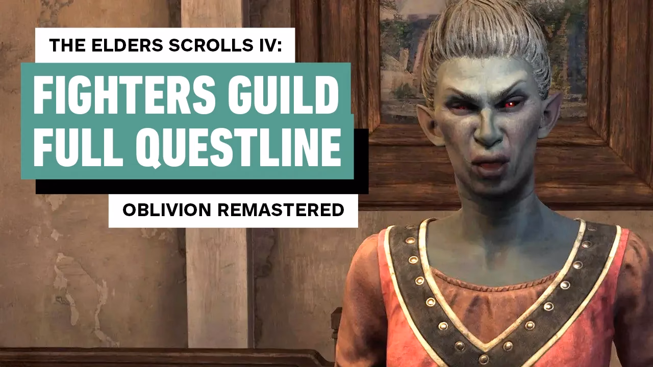 How many quests in Oblivion remastered fighters Guild?