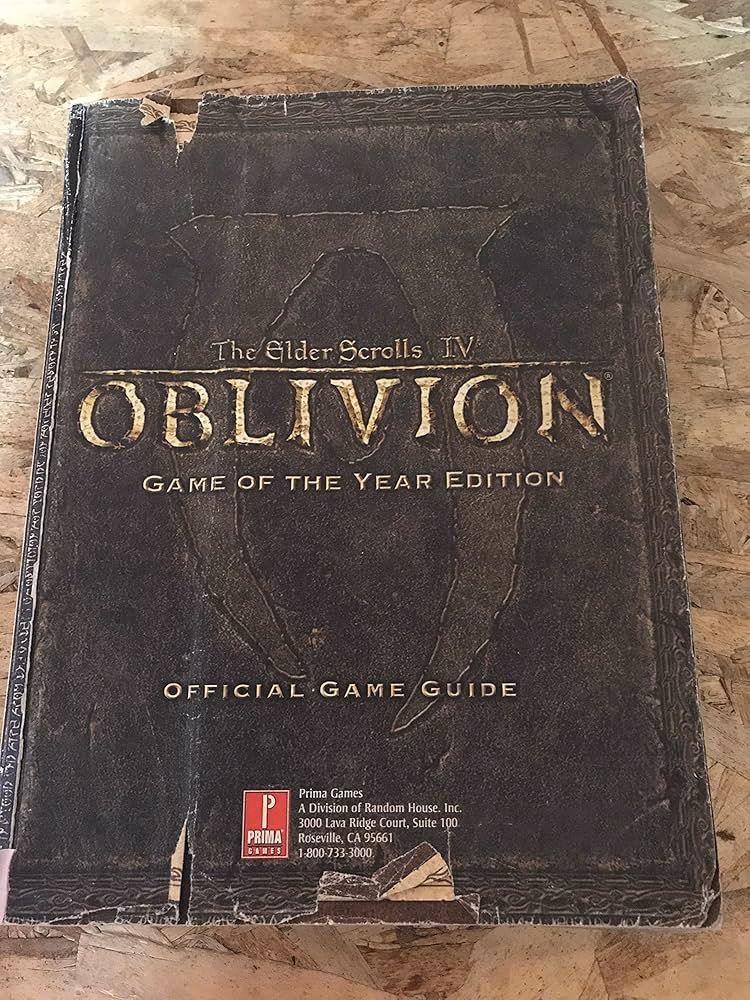 What is the official Oblivion game guide?