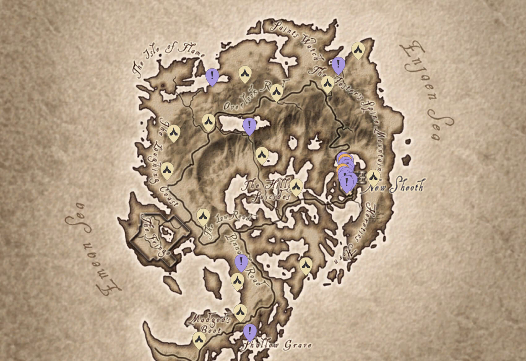 Is there a world map in Oblivion?