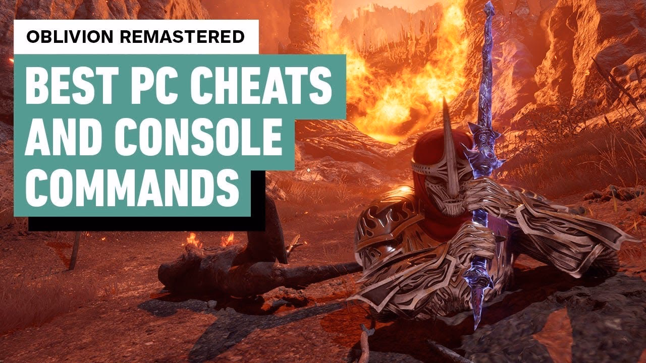 What are console commands in Oblivion remastered?
