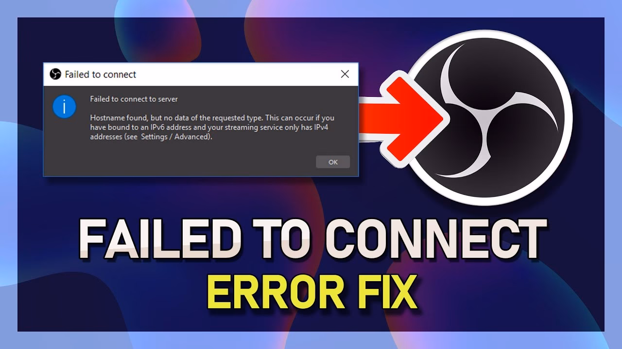 Why do I have OBS live streaming problems?