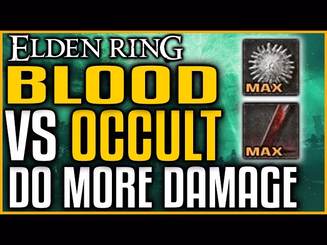 How do you get occult effect?