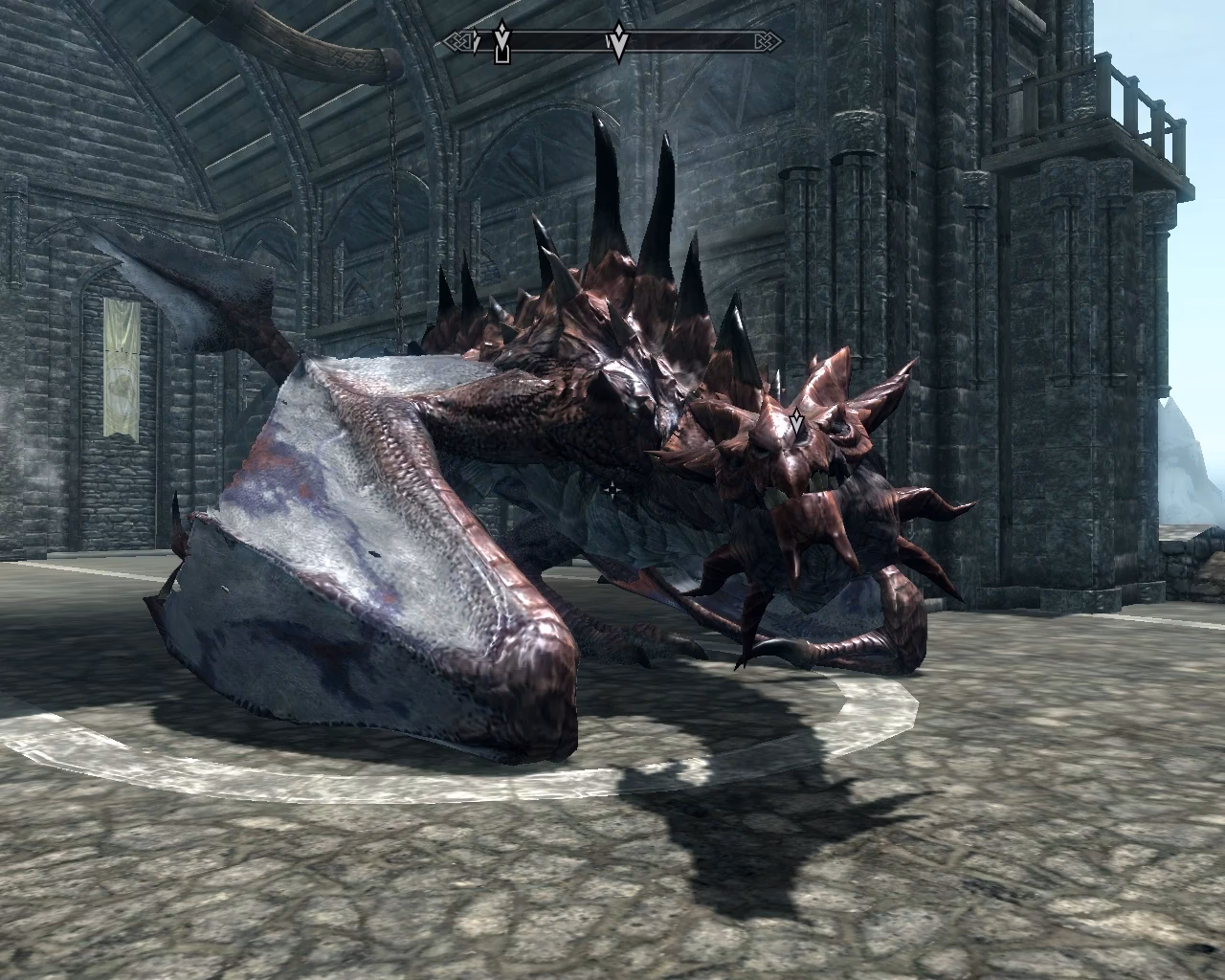 Why does Odahviing become hostile after releasing he?