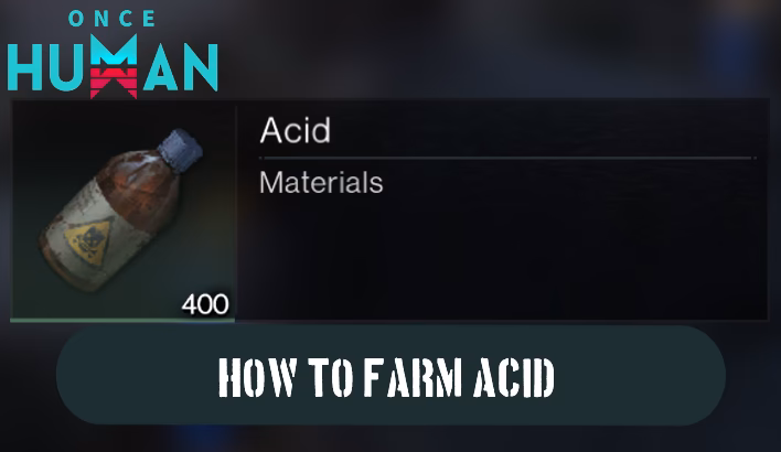 What is acid used for?
