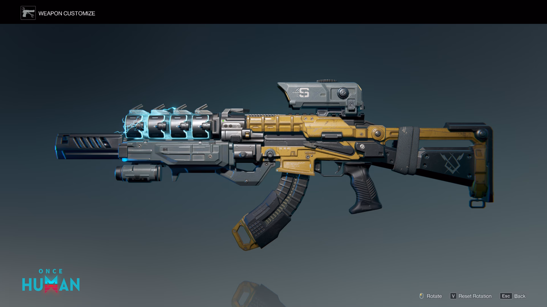 How many weapons does once human have?