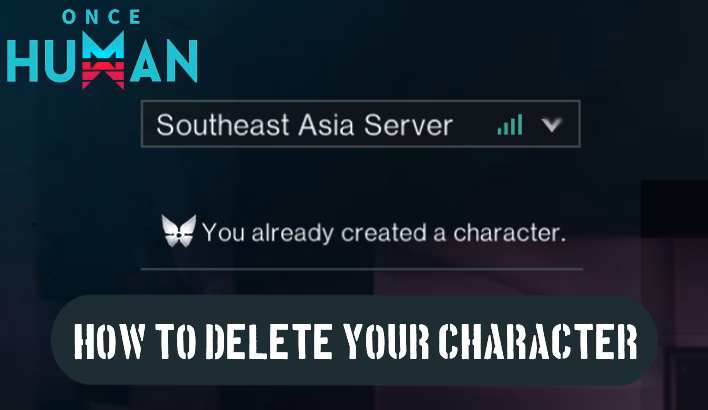 How do I permanently delete a character?