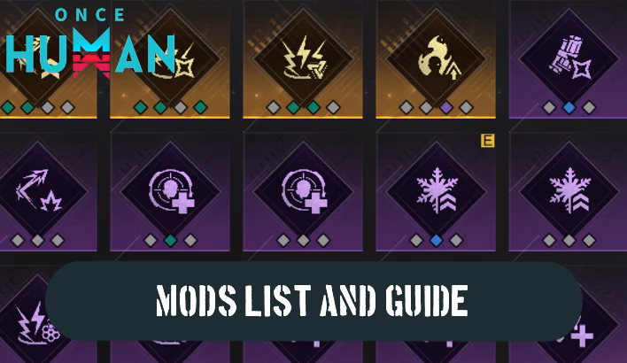 Why are mods important in 'once human'?