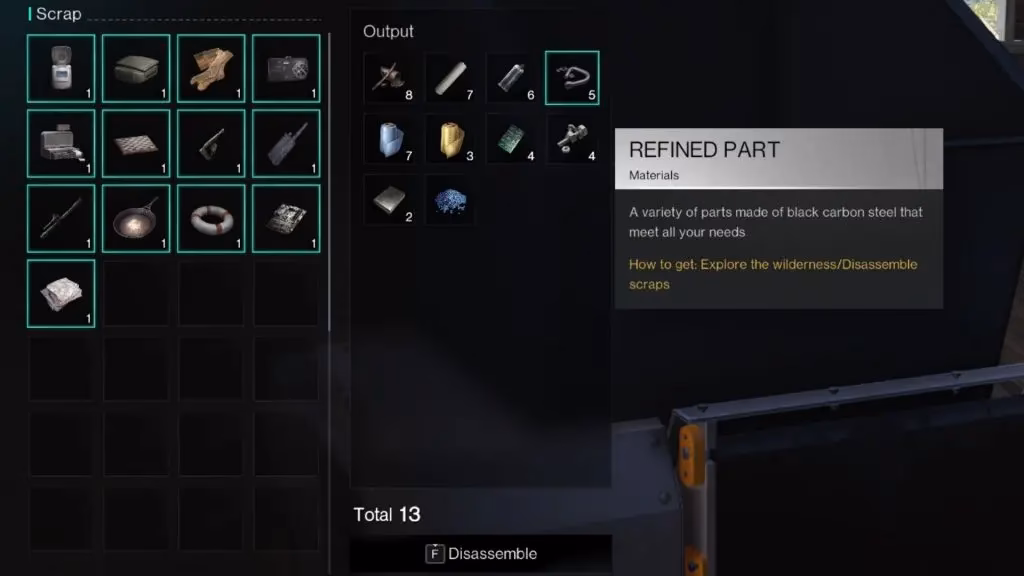 What is a refined part?