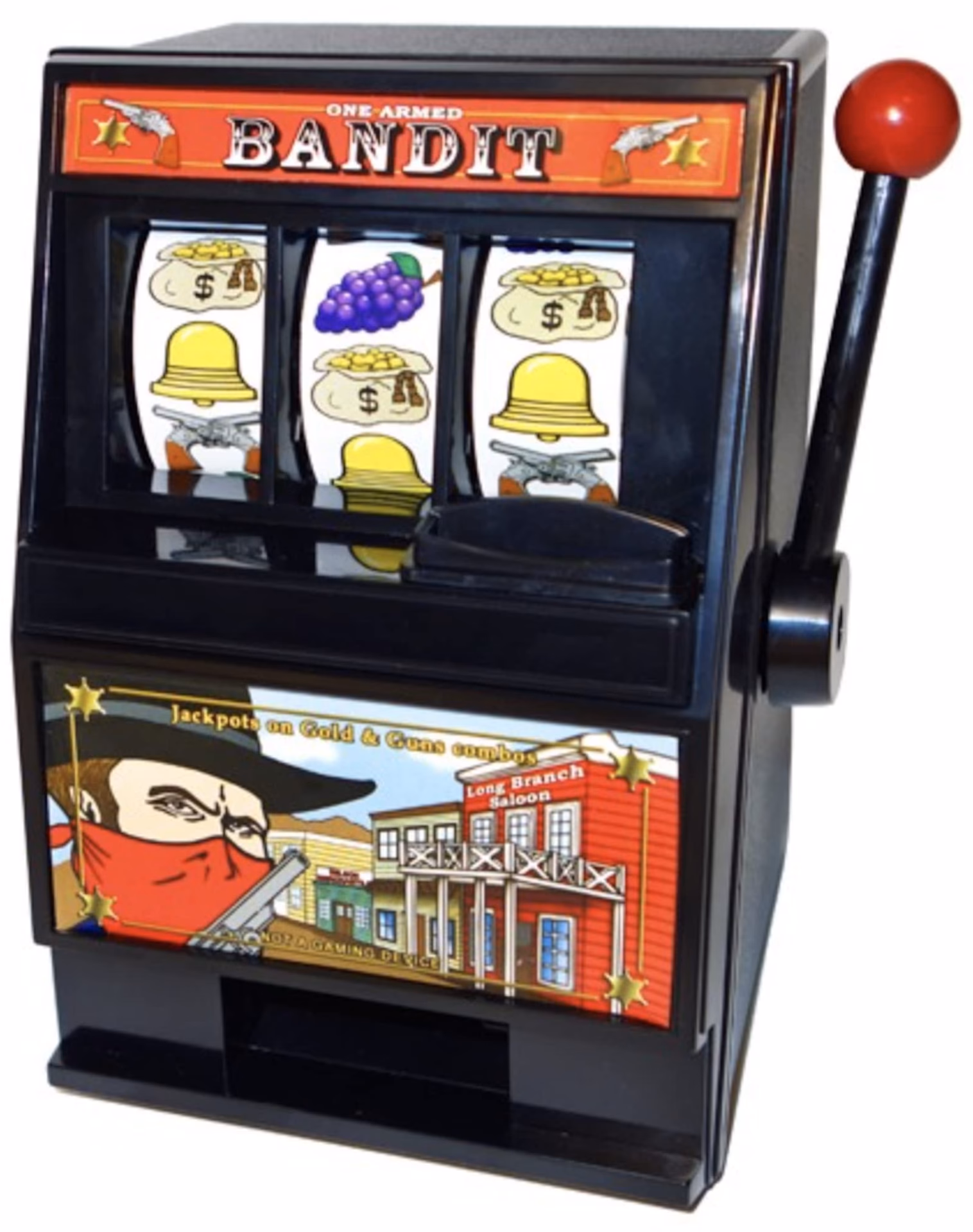 How do you play the one armed bandit slot game?