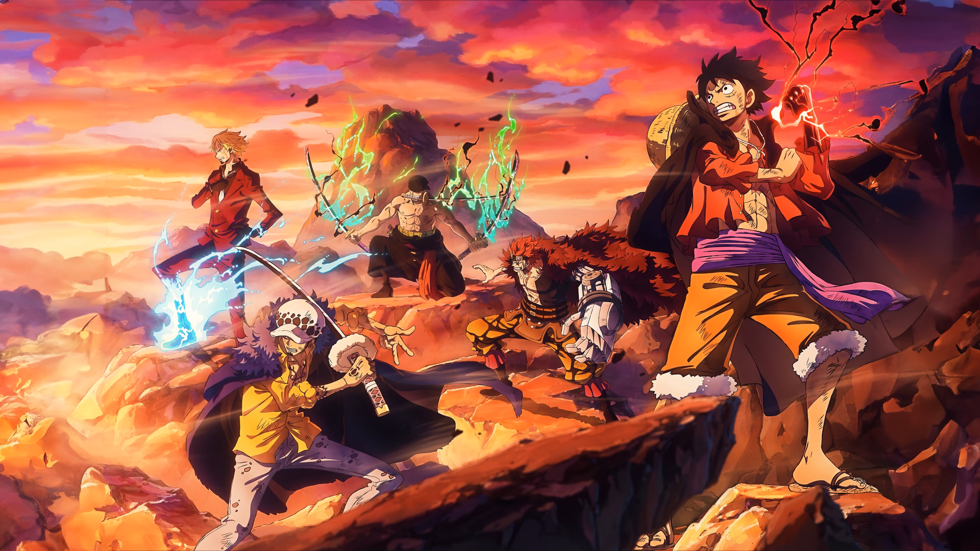 Are there free One Piece wallpapers available?
