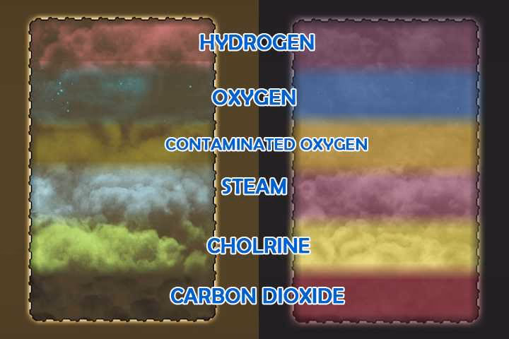 How do gases stratify in a gaseous state?