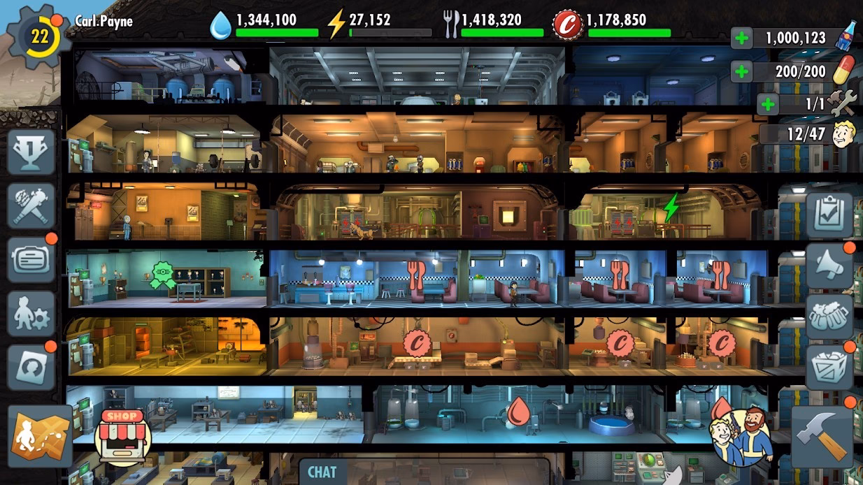 What's new in fallout shelter?