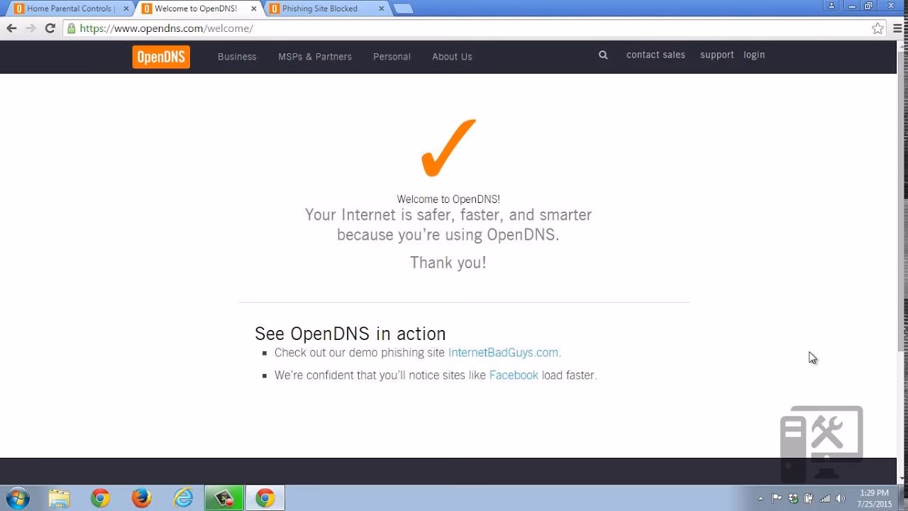 What is OpenDNS cachecheck?