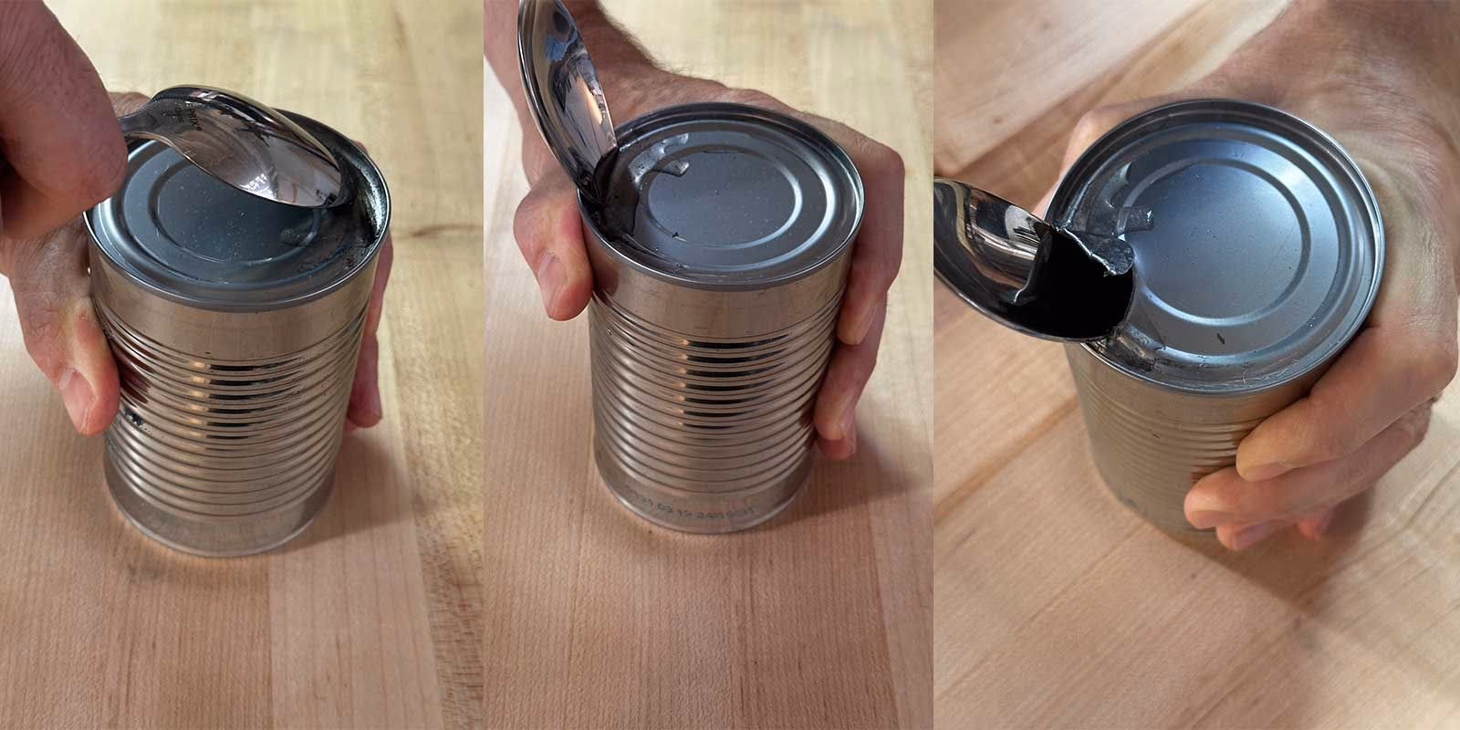 Can you open aluminum cans without a can opener?
