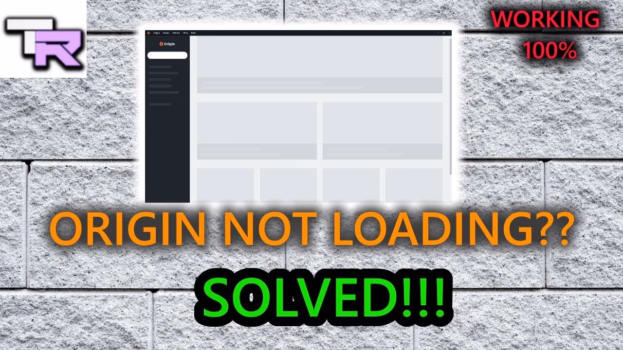 Why is origin launcher not loading?