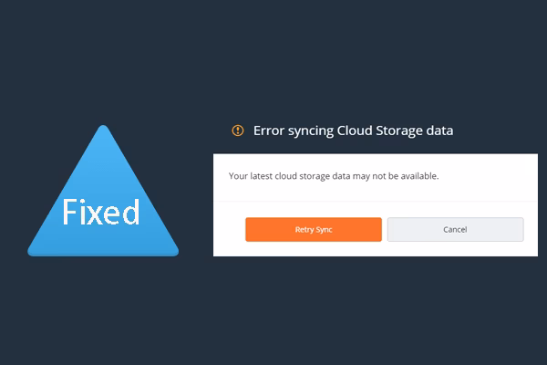 How do I fix origin unable to Sync Cloud Storage?