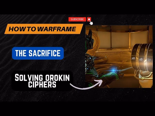 How to use Orokin ciphers?