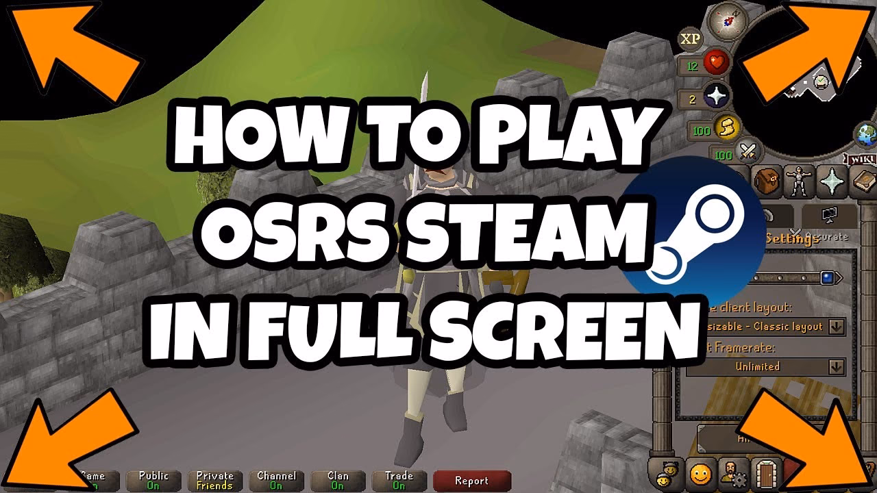 Does RuneScape have a full screen setting?