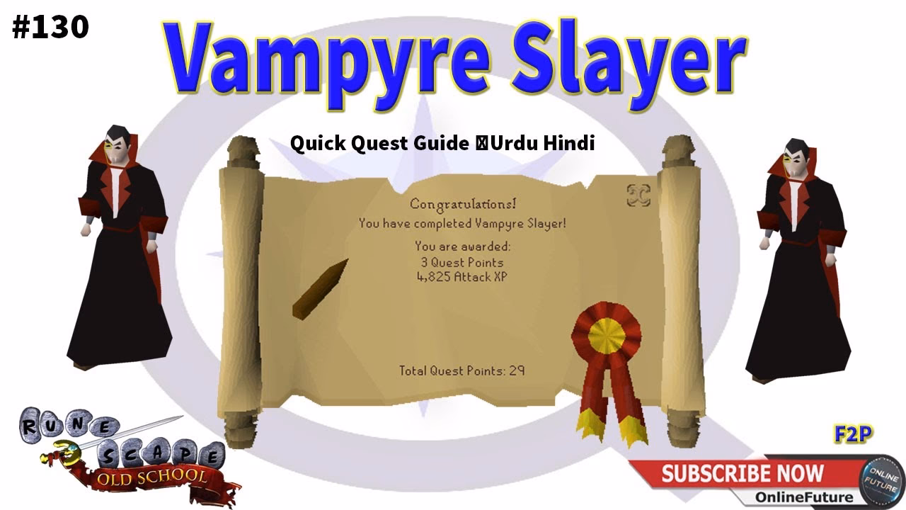 How do you beat a vampire in Draynor village?