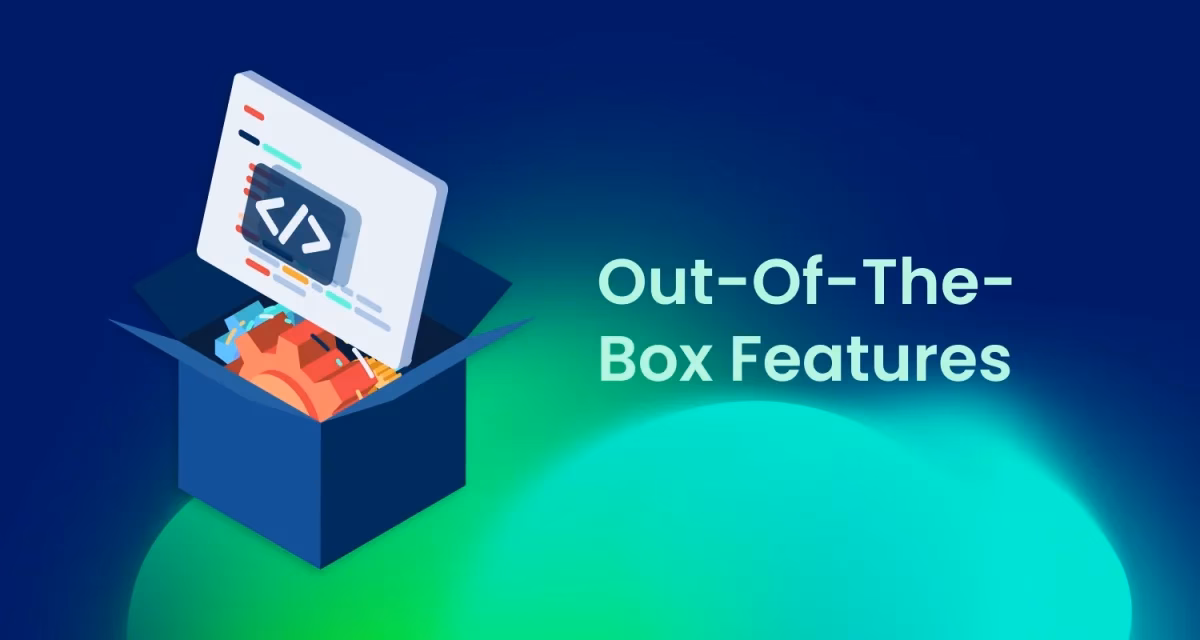 What is out-of-the-box software?