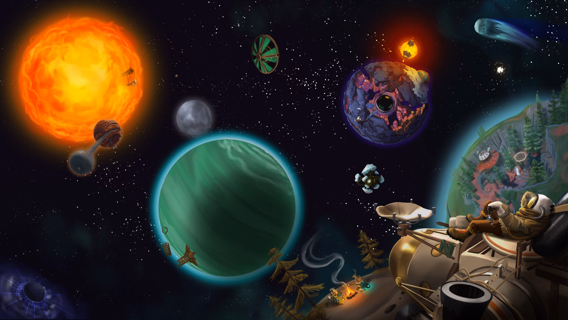 How many Outer Wilds wallpapers are there?
