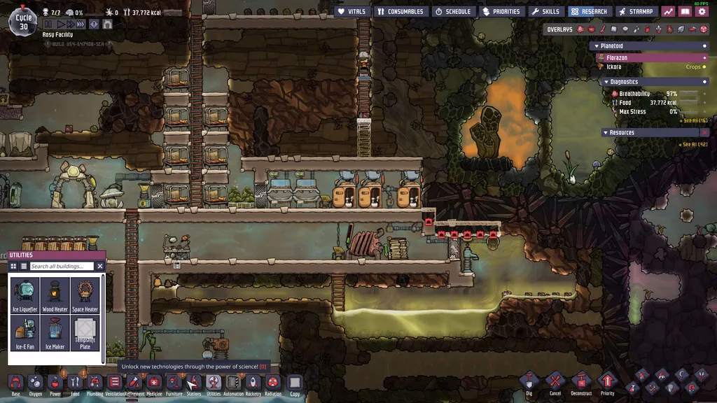 How does the oxygen overlay work?