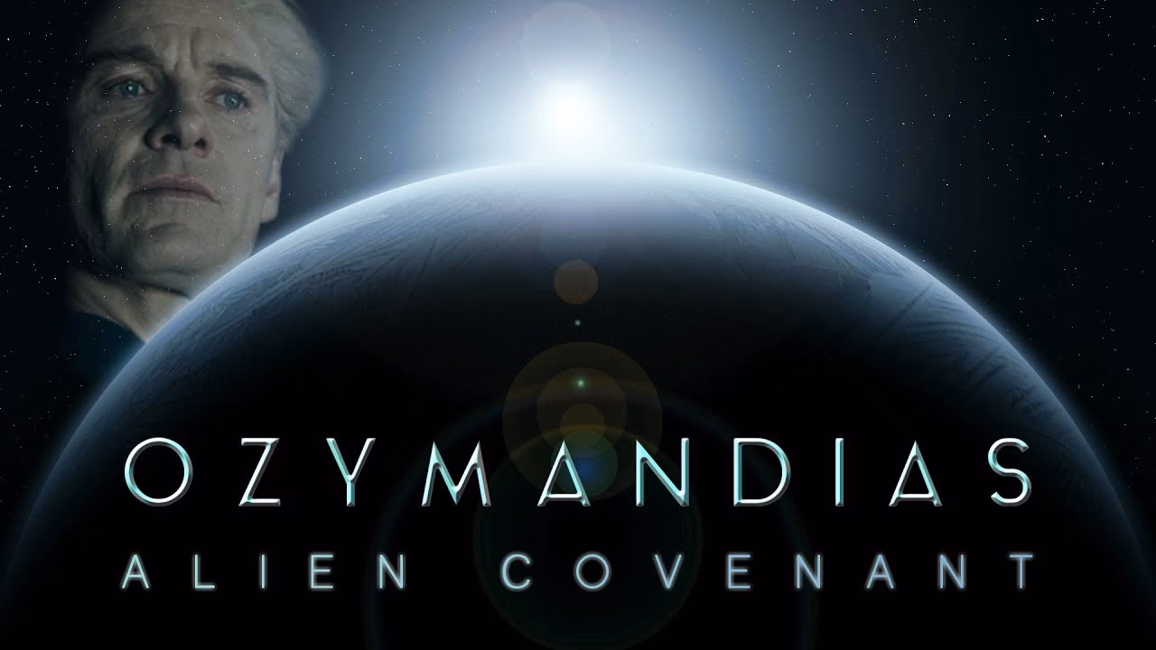 Why does Fassbender recite 'Ozymandias' in Alien Covenant?