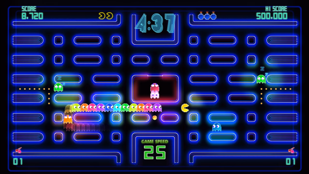 ¿Cuántas partidas tiene Pacman Championship Edition?