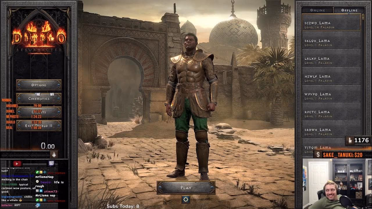 Can a Paladin kill Lord de seis in Diablo 2?