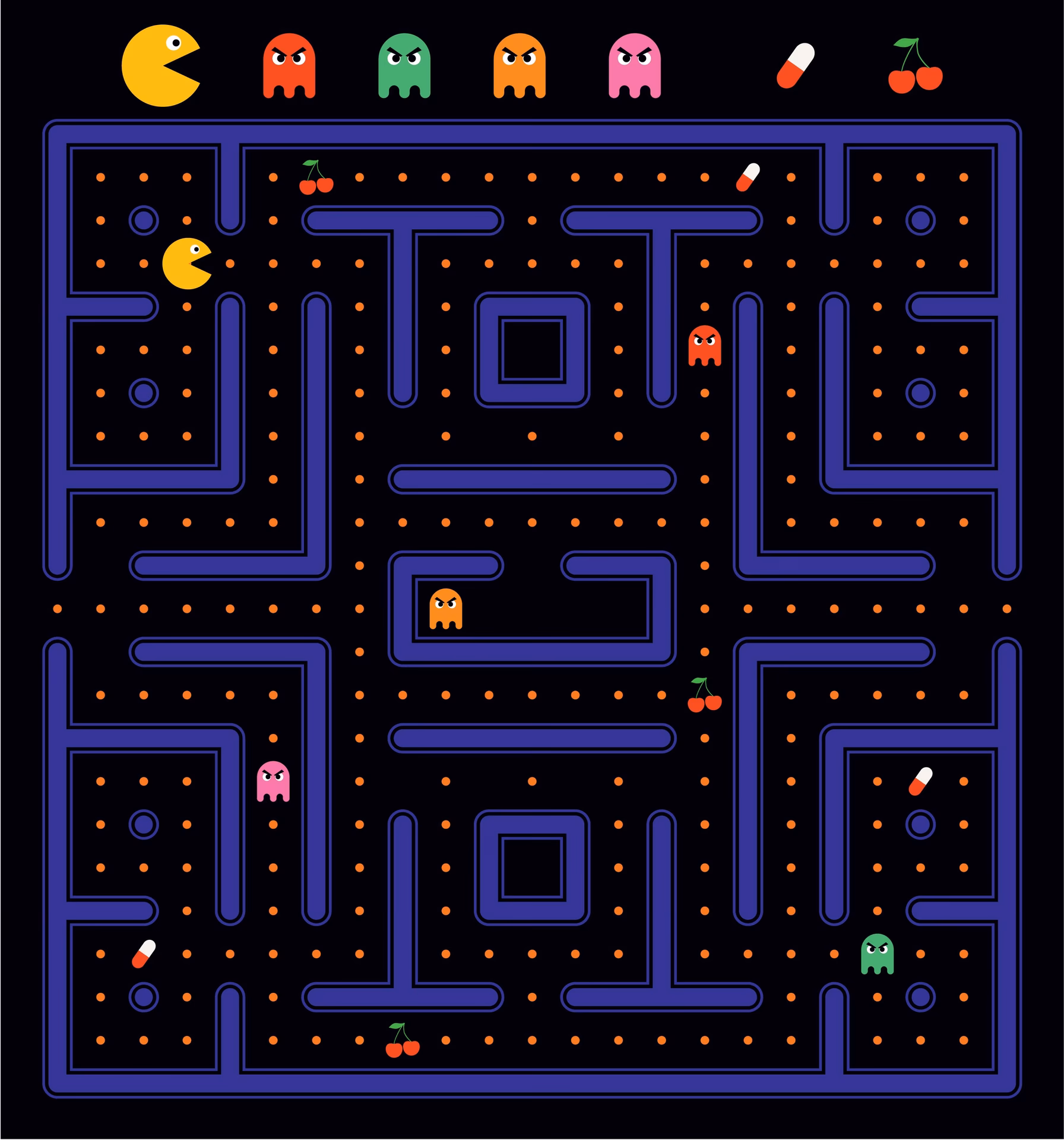 ¿Qué diferencia hay entre Pacman y otros juegos de arcade?
