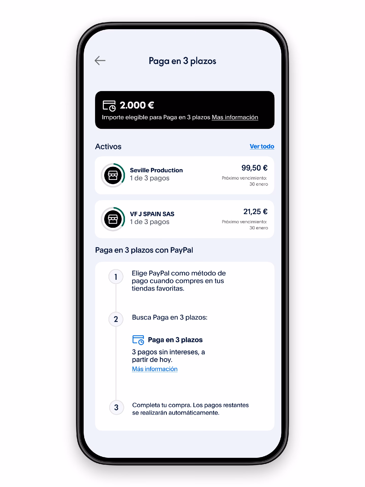 ¿Cómo pagar en 3 plazos en PayPal?