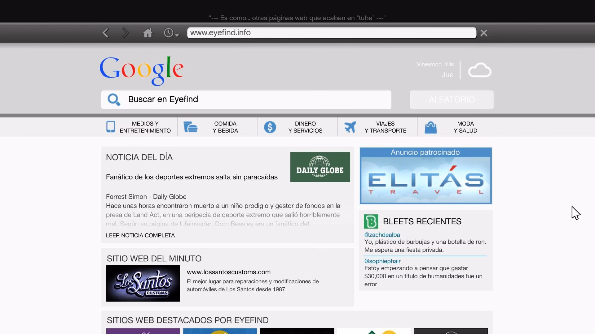 ¿Por qué Grand Theft Auto tiene un sitio web secreto?