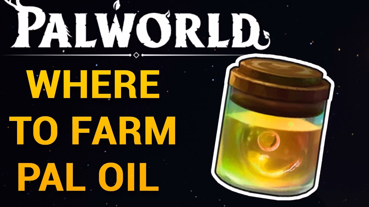 What is PAL oil in palworld?