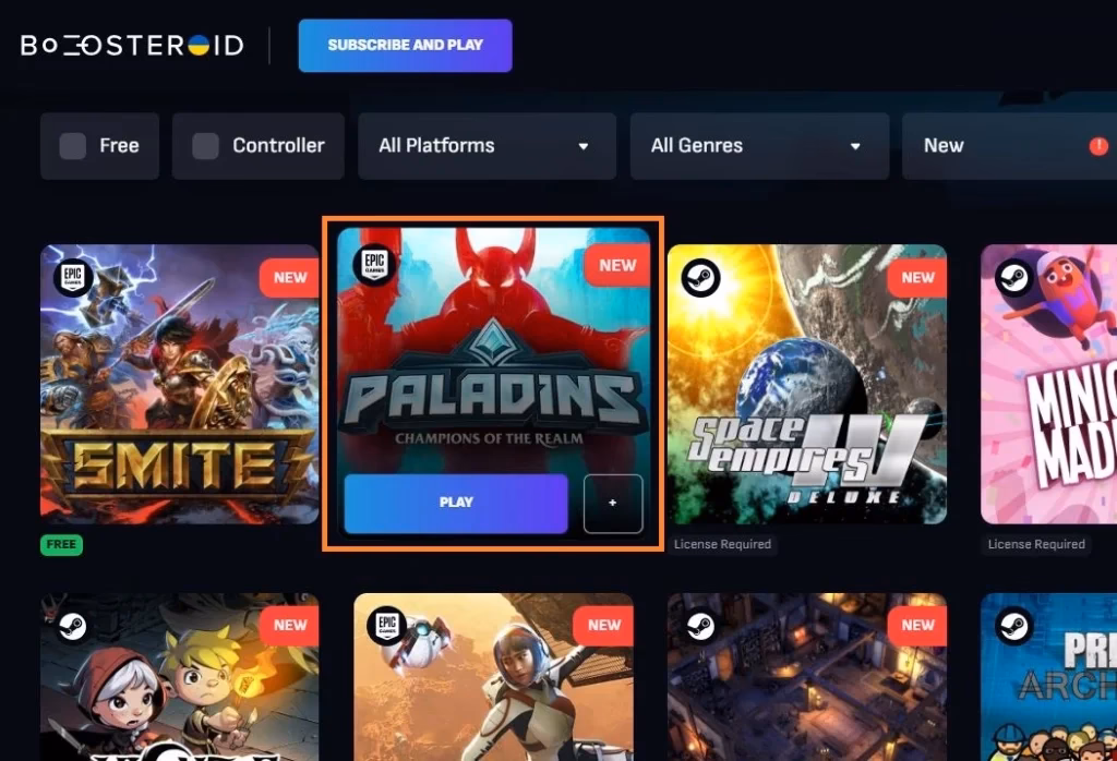 Can you play Paladins on a 16GB Mac?