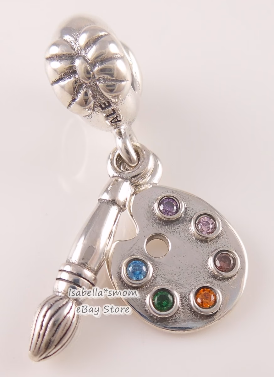 What is the artist's palette dangle charm?