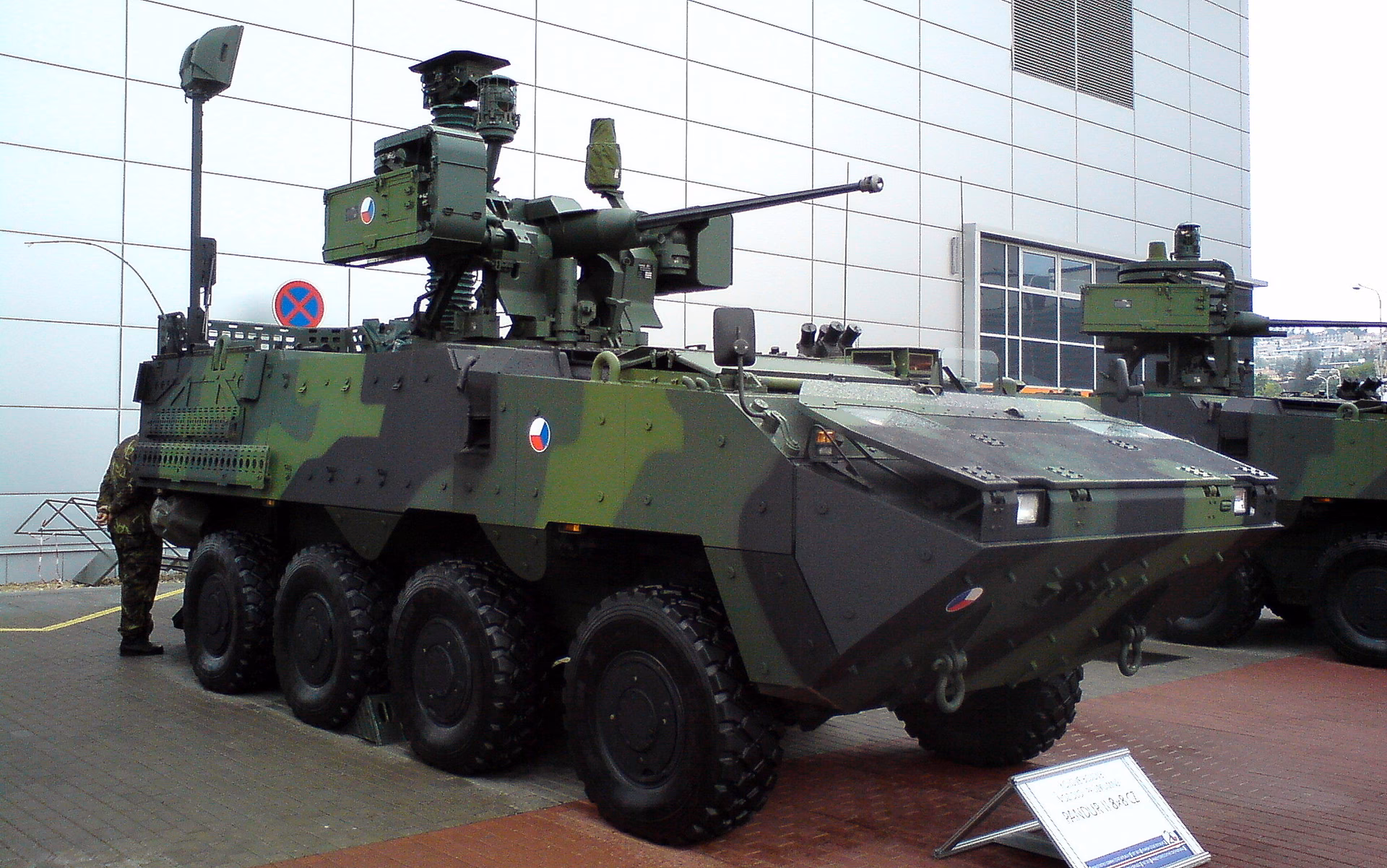 When did Gabon buy a Pandur APC?