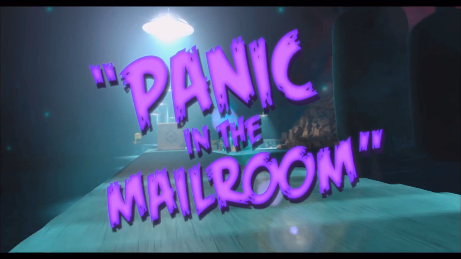 What happens in the mailroom in puppy?