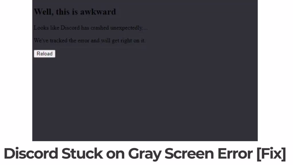 ¿Por qué mi Discord está en blanco y gris?