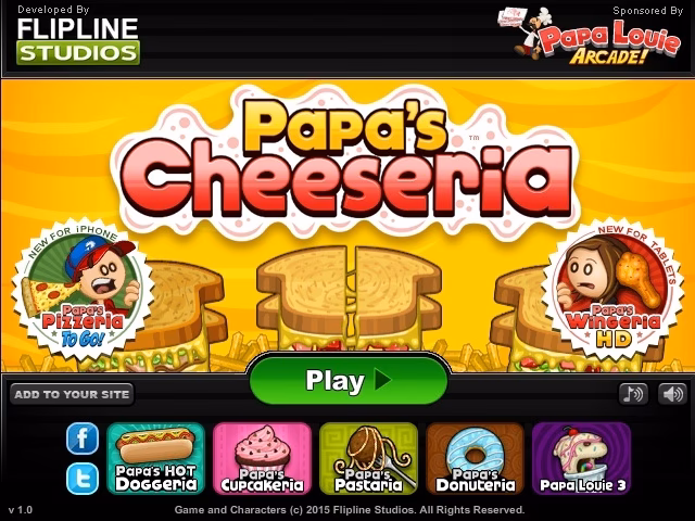 What is Papa's cheeseria?
