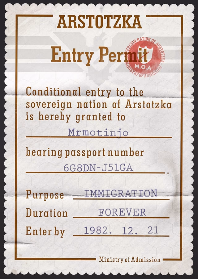 Do I need an entry permit to enter Arstotzka?