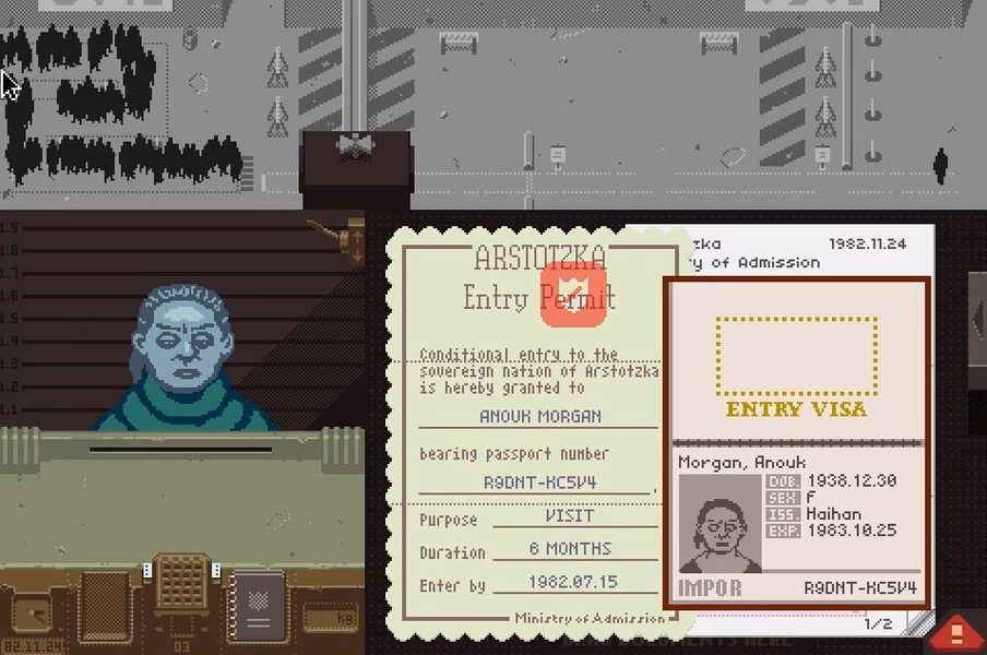 ¿Qué es Papers Please?
